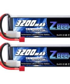 Batería de Lipo Zeee 3S 3200mAh 11.1V 50C con Estuche