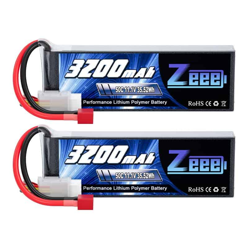 Batería de Lipo Zeee 3S 3200mAh 11.1V 50C con Estuche