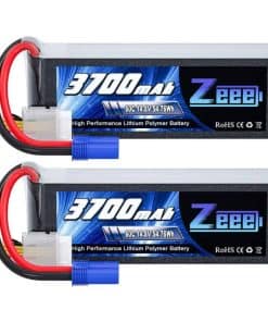 Batería Lipo Zeee 4S 3700mAh 60C 14.8V con Estuche Suave y