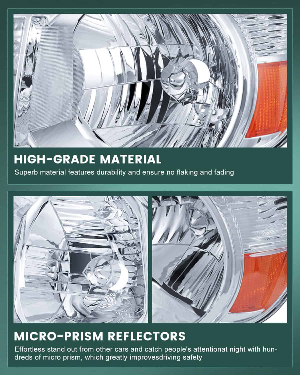 Juego de Faros Delanteros SCITOO para Toyota Tacoma - Imagen 8