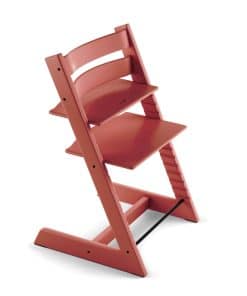 Silla Tripp Trapp de Stokke, Rojo Cálido - Silla Ajustable,