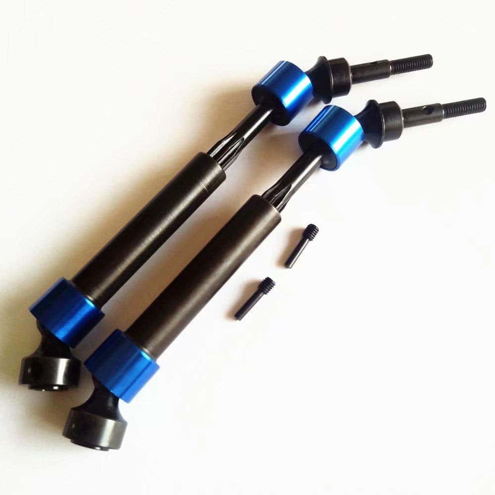 2pcs Ejes de Transmisión de Acero Duro Estriados CVD para