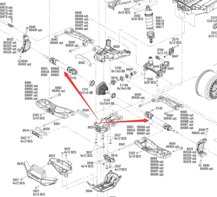 2pcs Ejes de Transmisión de Acero Duro Estriados CVD para - Imagen 7