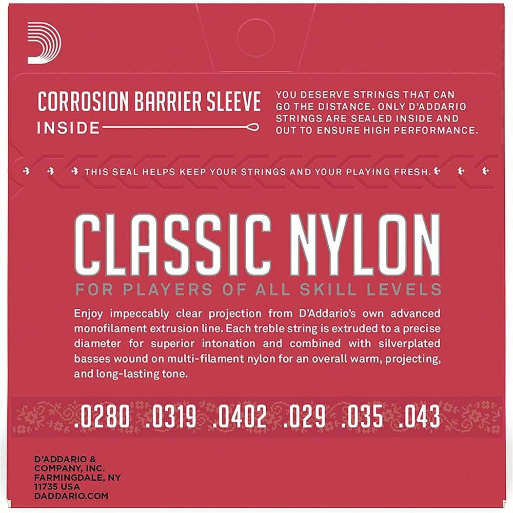 D'Addario EJ27N-3D Cuerdas de Nylon Clásicas Tensión Normal - Imagen 4
