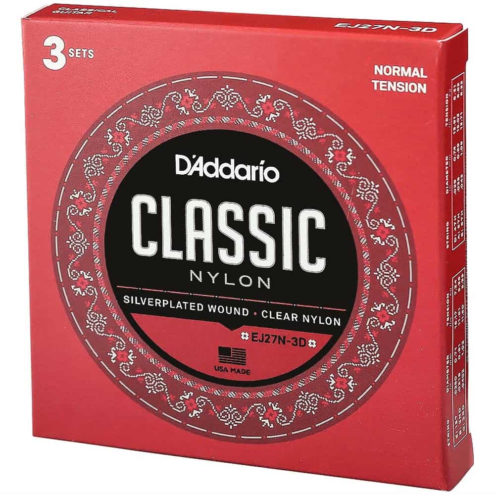 D'Addario EJ27N-3D Cuerdas de Nylon Clásicas Tensión Normal