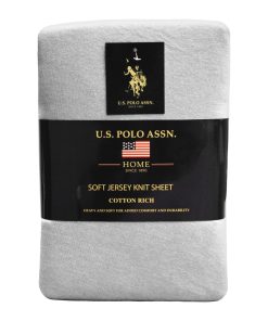 Juego de sábanas de jersey de 4 piezas U.S. Polo Assn.