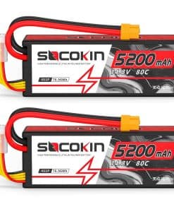 Batería LiPo 14.8V 4S 5200mAh 80C con Estuche Rígido