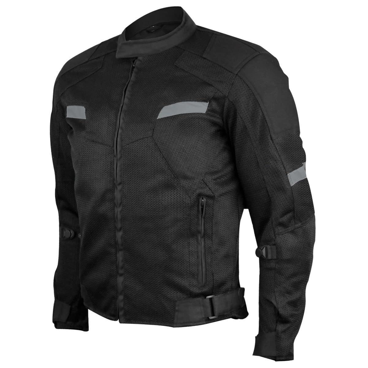 Chamarra Moto Mesh Reflectante Viper para Hombre en Negro
