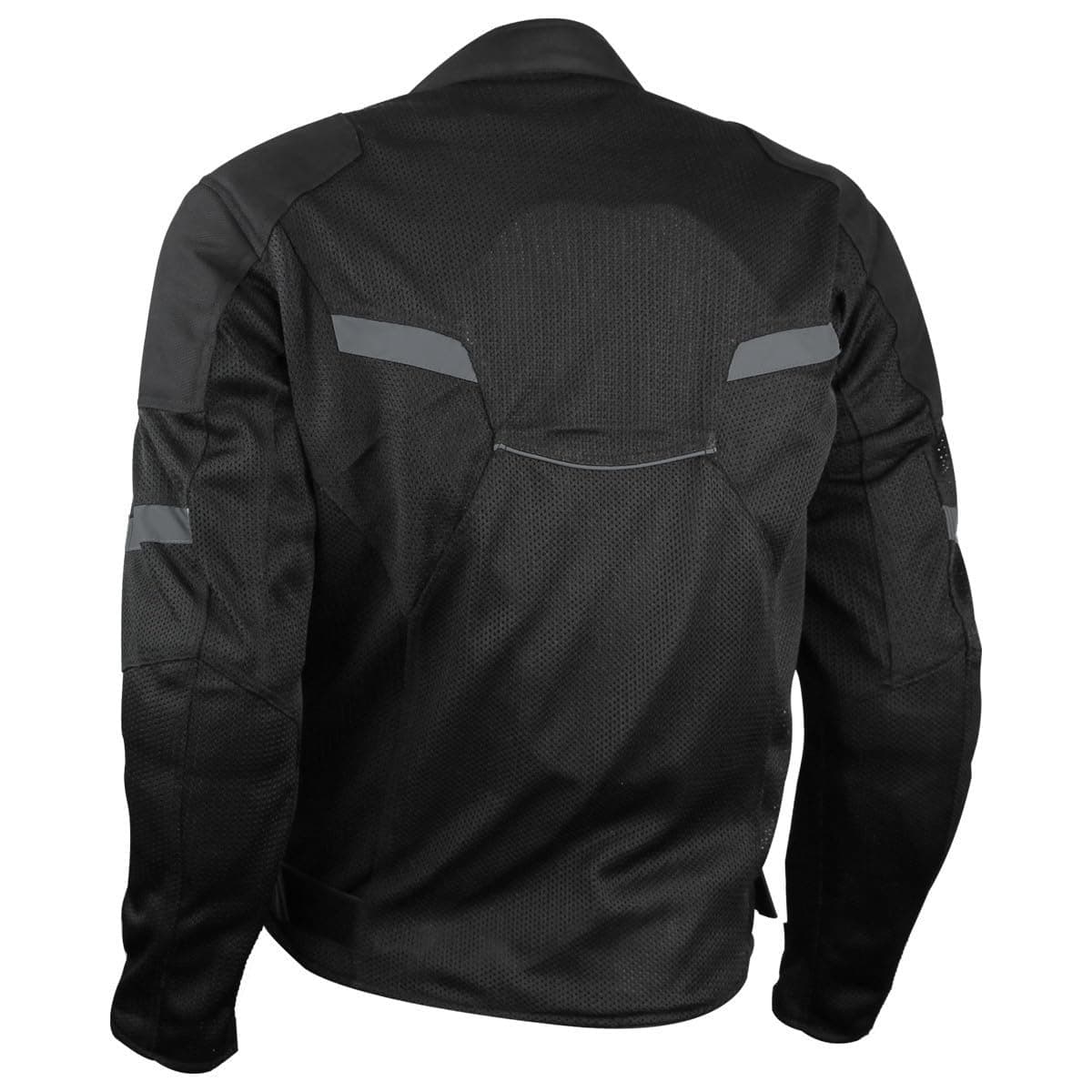 Chamarra Moto Mesh Reflectante Viper para Hombre en Negro - Imagen 3