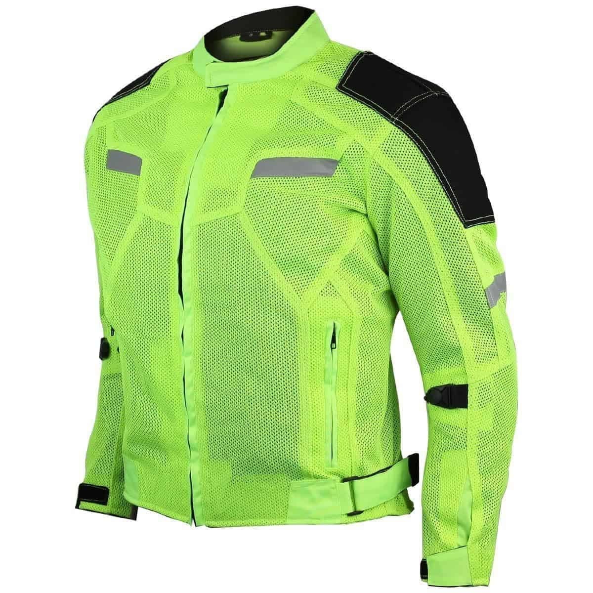 Chaqueta de moto de malla reflectante Vance Leather Viper