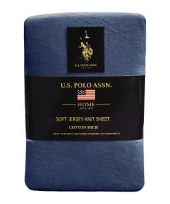 Juego de sábanas de jersey de algodón U.S. Polo Assn. Todo