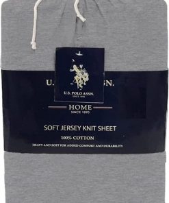 Juego de sábanas U.S. Polo Assn. de Jersey Heather de 1800