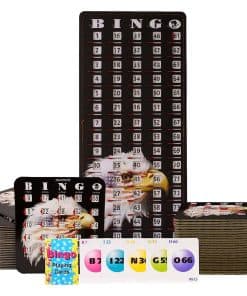 MR CHIPS Cartones de Bingo a Prueba de Atascos -Estrellas y