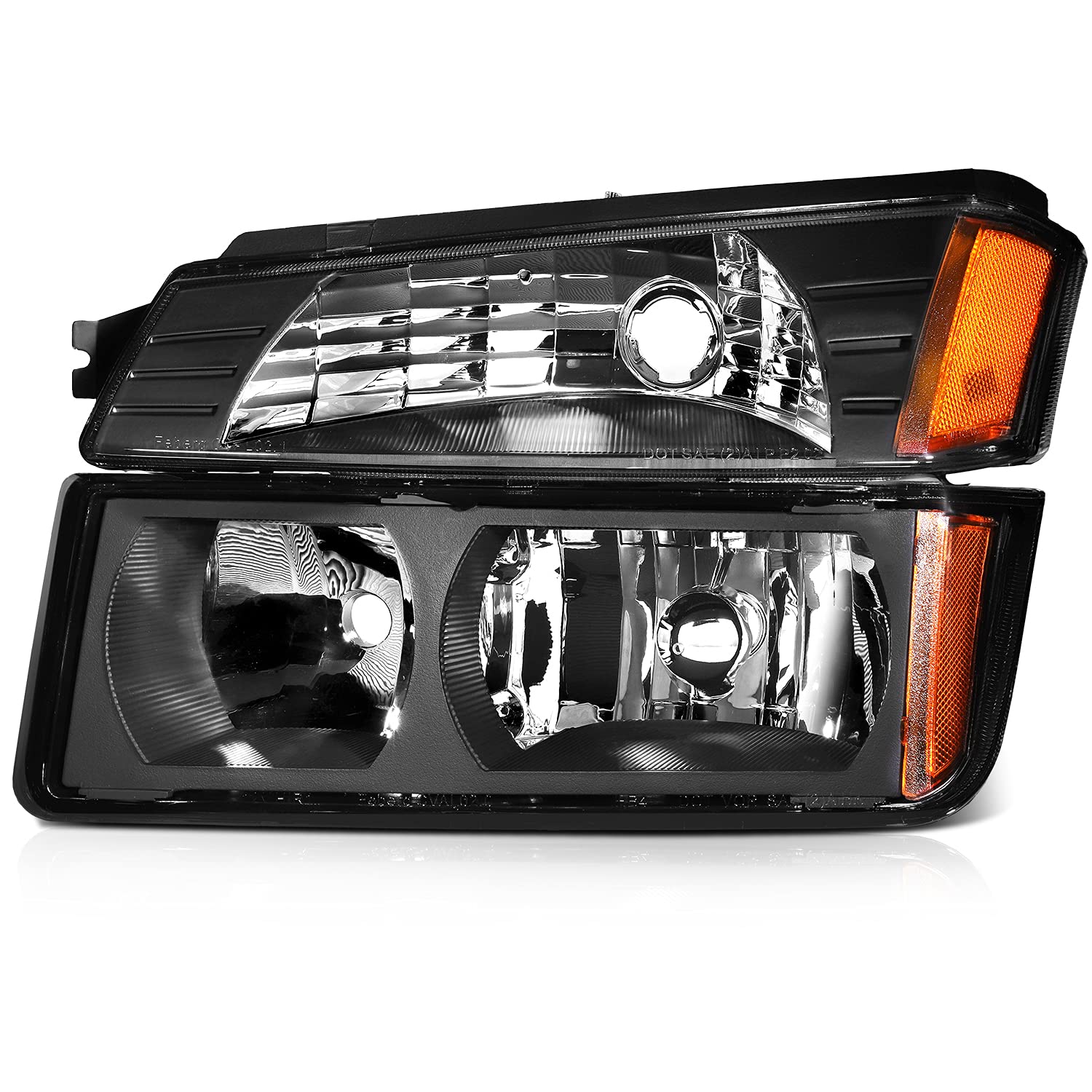 ROADFAR - Conjunto de Faros Delanteros Para Chevrolet Chevy - Imagen 3