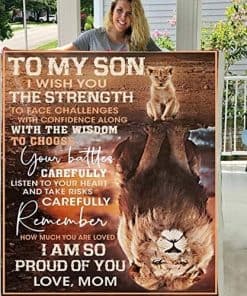 Manta de Forro Polar Personalizada para Mi Hijo - Tamaño