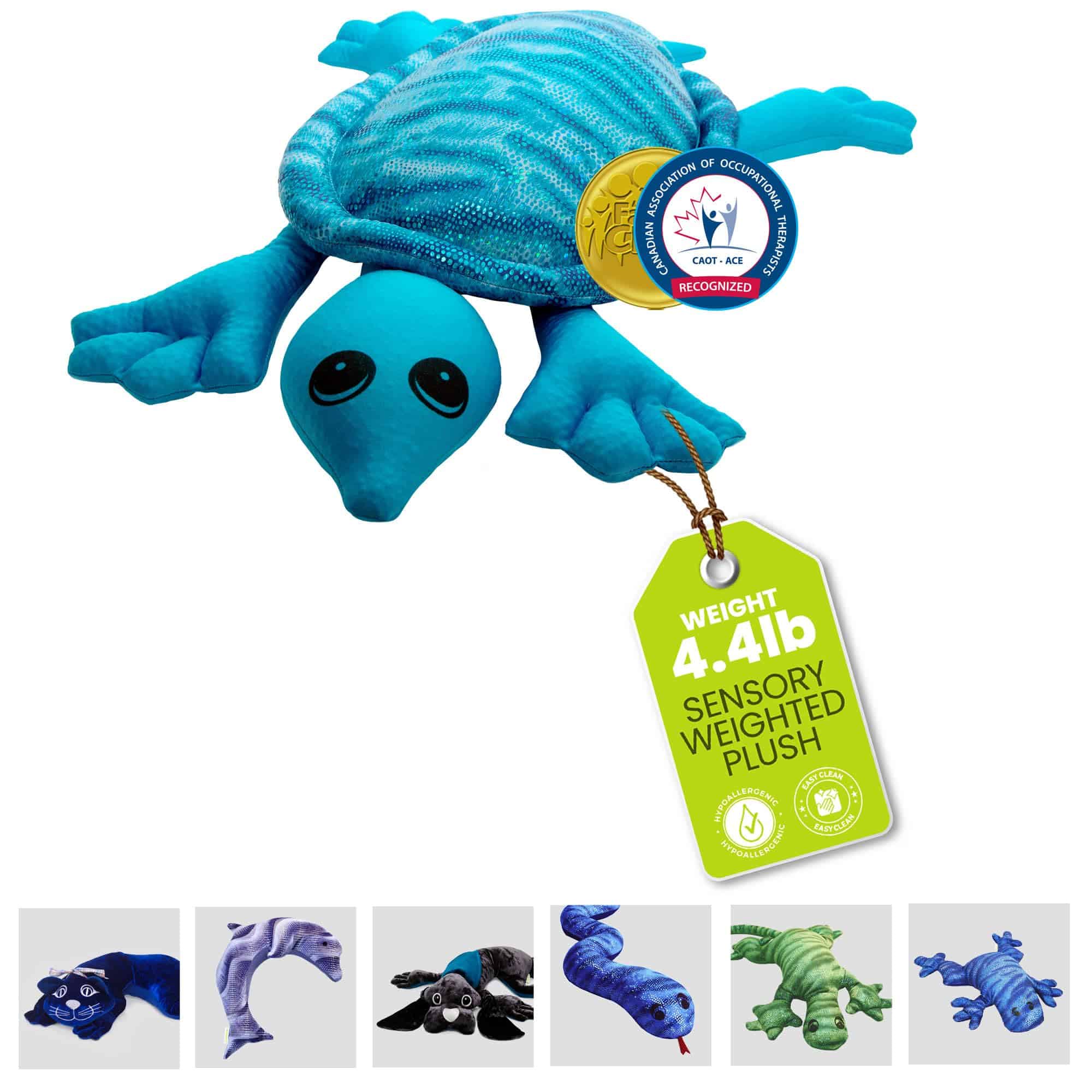 Peluche de Tortuga con Peso manimo para Niños y Adultos -