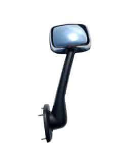 Espejo de capó cromado de repuesto, lado del conductor