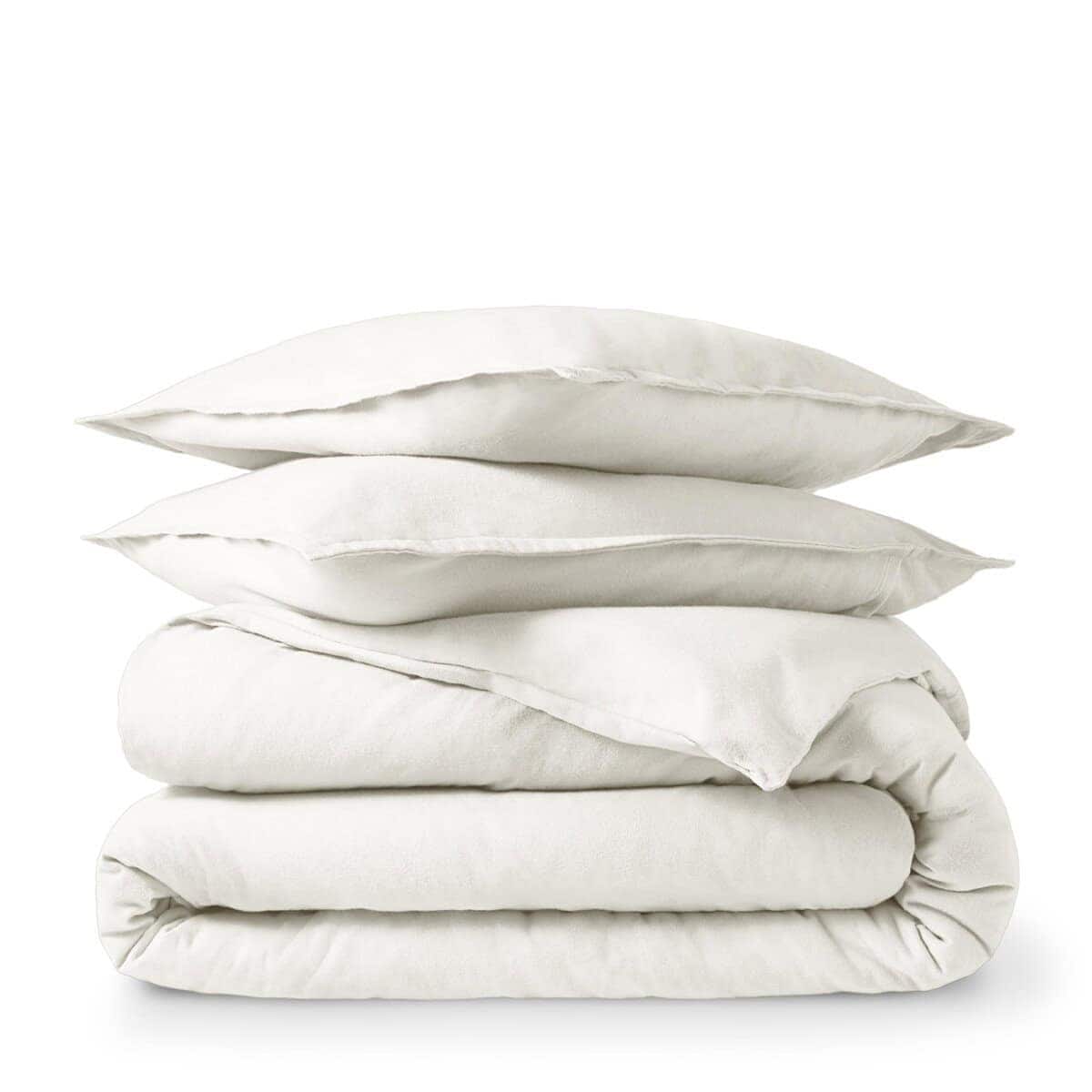 Bare Home Juego de Funda de Edredón de Franela - Full/Queen