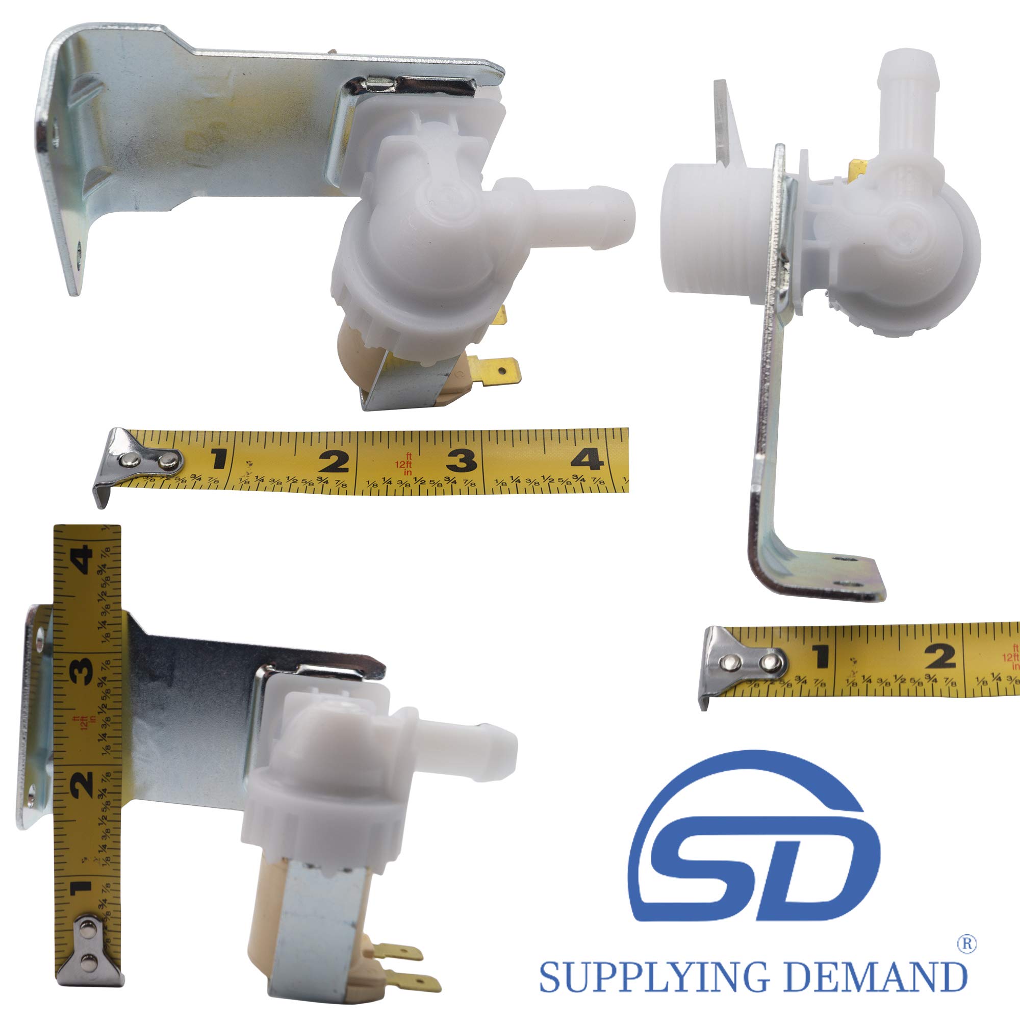 Válvula de entrada de agua para lavavajillas -Blanco - Imagen 3