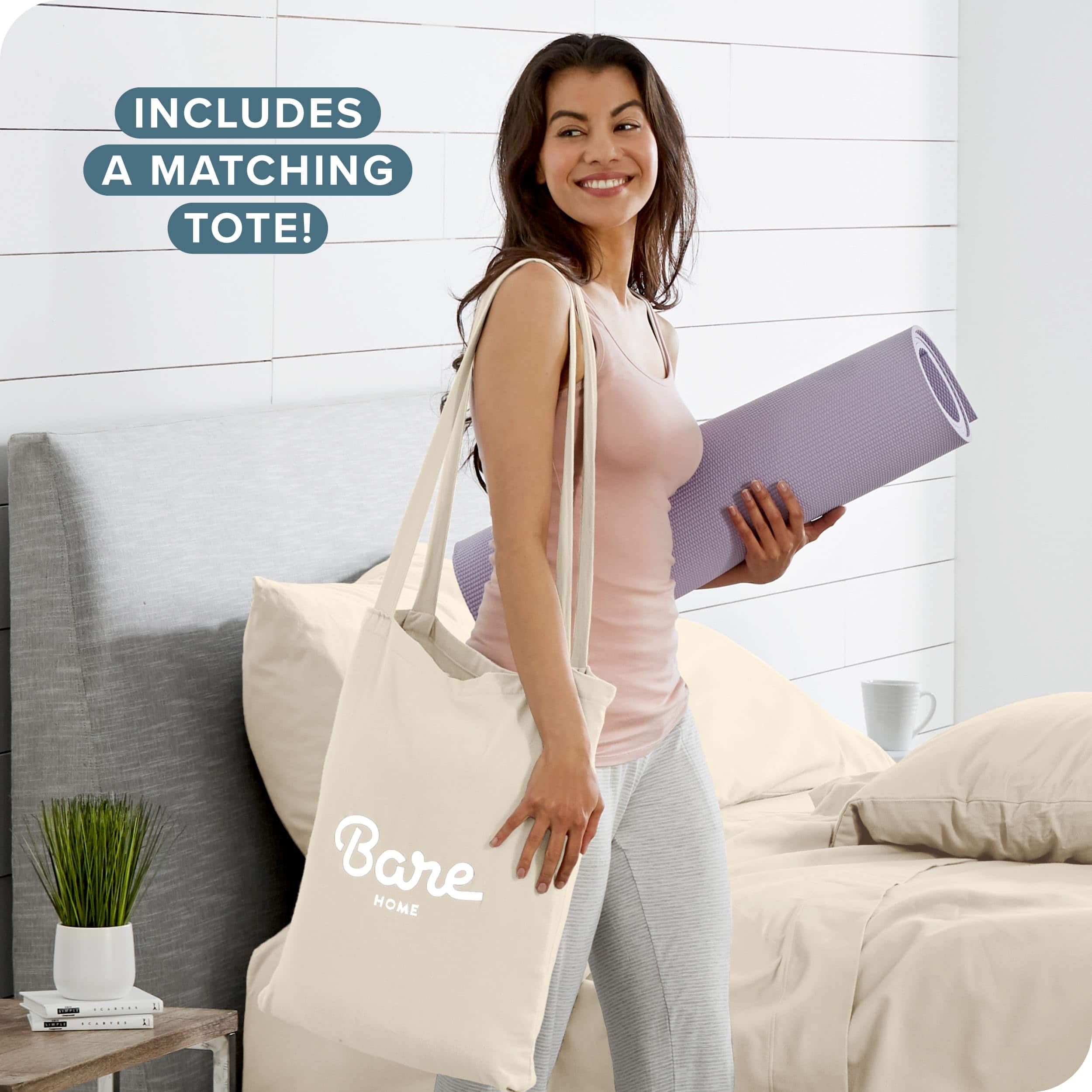 Juego de Funda nórdica de Franela Bare Home - -Arena - Imagen 9