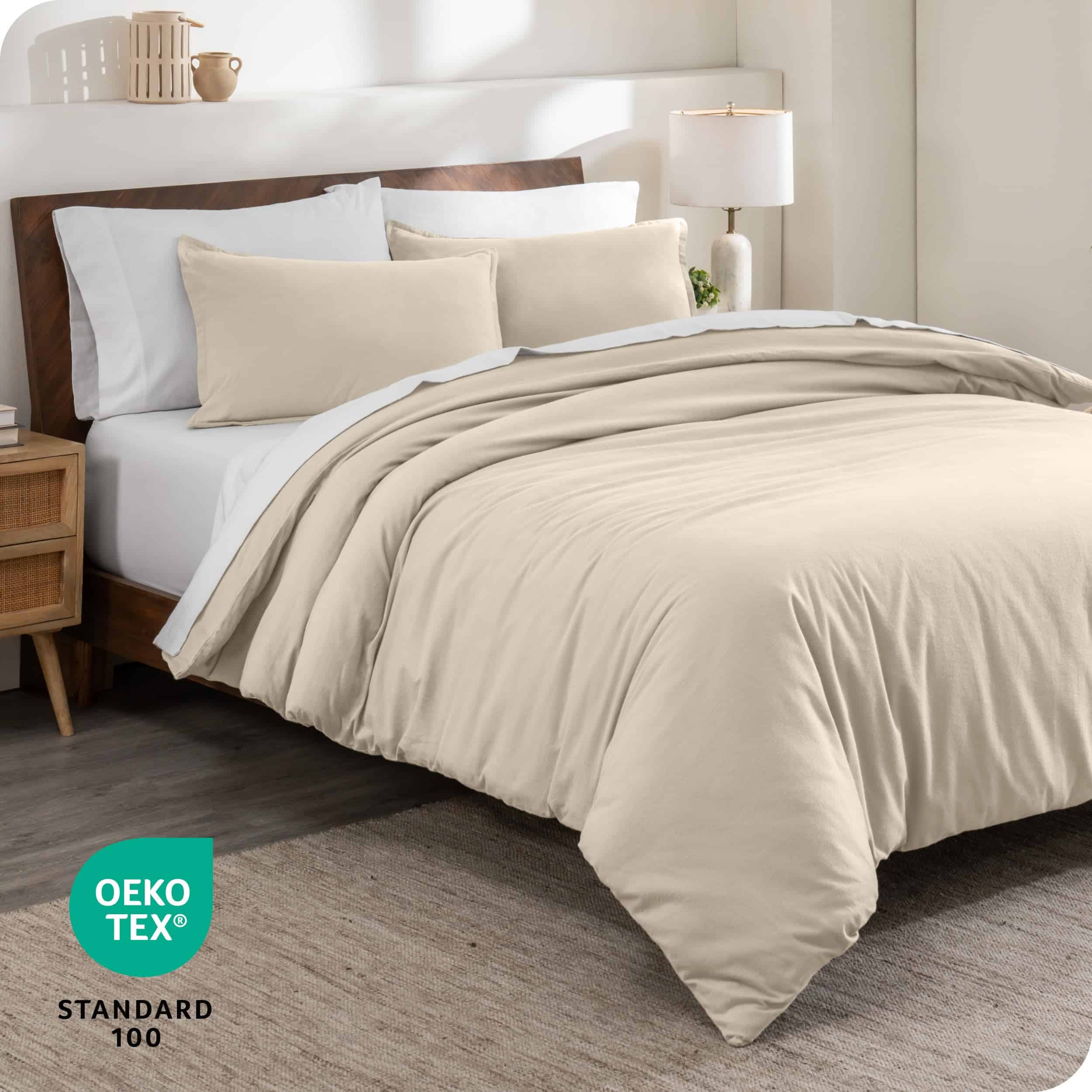 Juego de Funda nórdica de Franela Bare Home - -Arena - Imagen 8