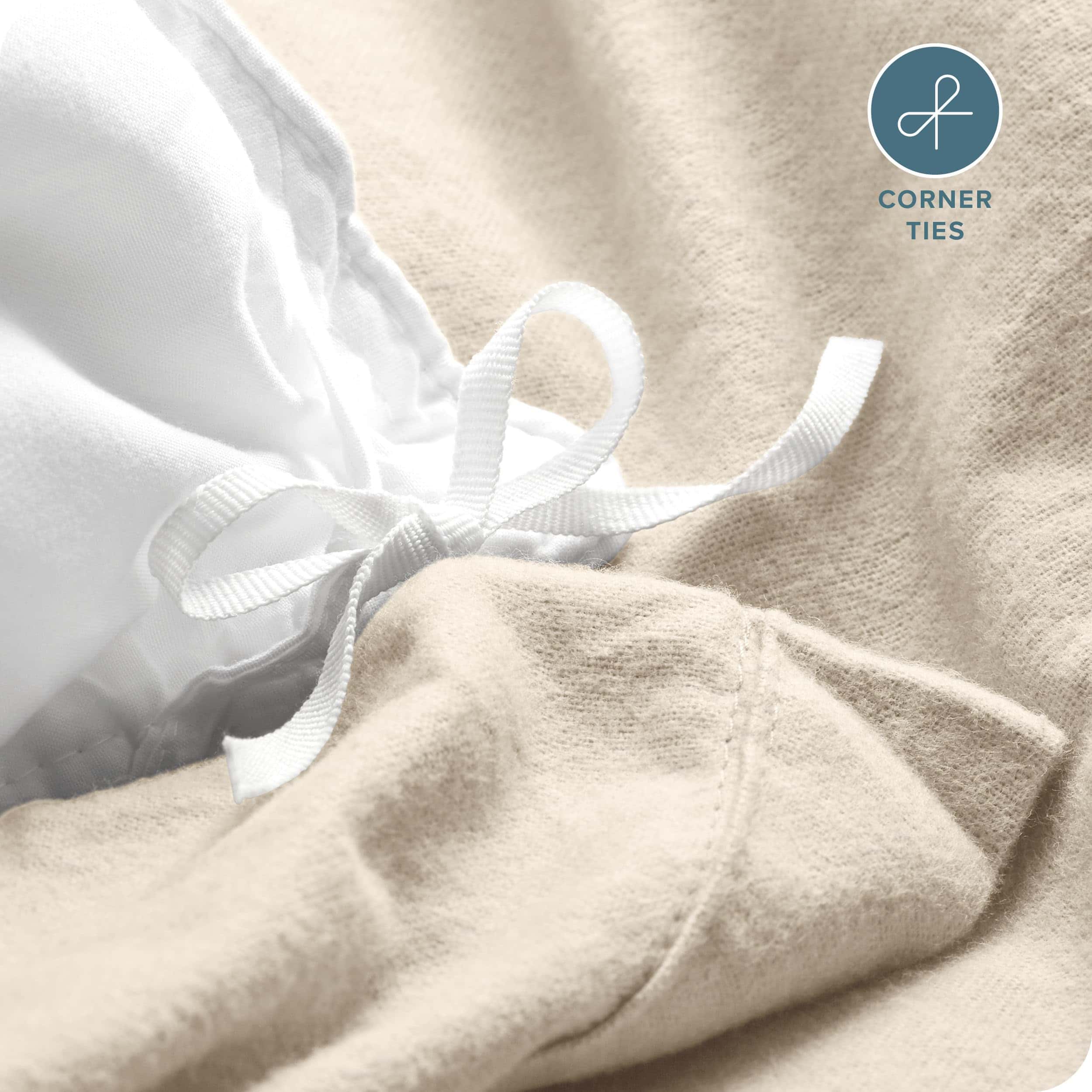 Juego de Funda nórdica de Franela Bare Home - -Arena - Imagen 7