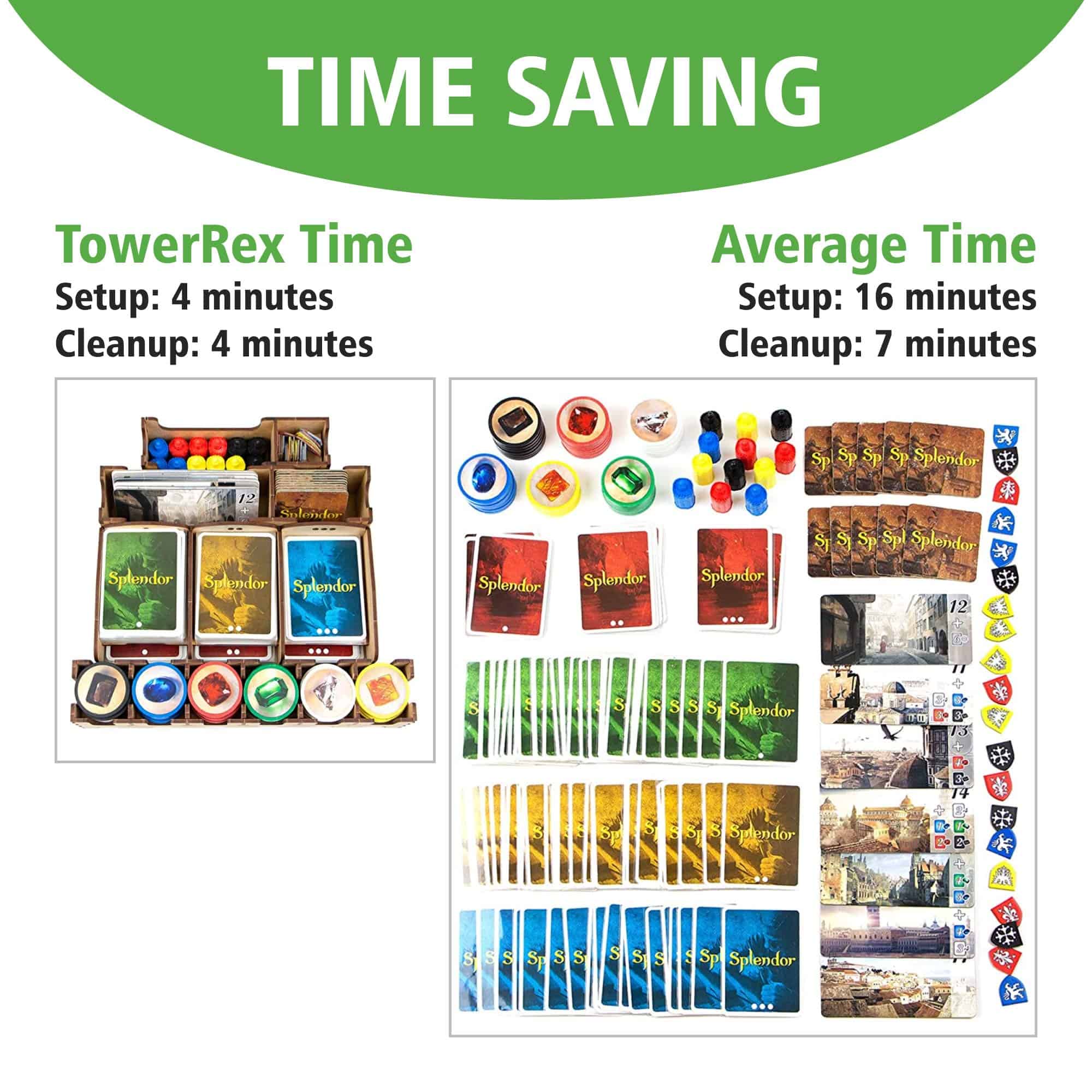 Organizador de Juego de Mesa TowerRex para el juego de mesa - Imagen 3