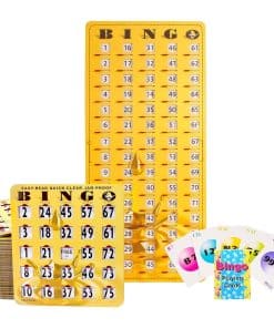 MR CHIPS Cartones de Bingo a Prueba de Atascos -Gold Rush