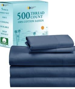 Juego de sábanas ajustables de lujo para cama king