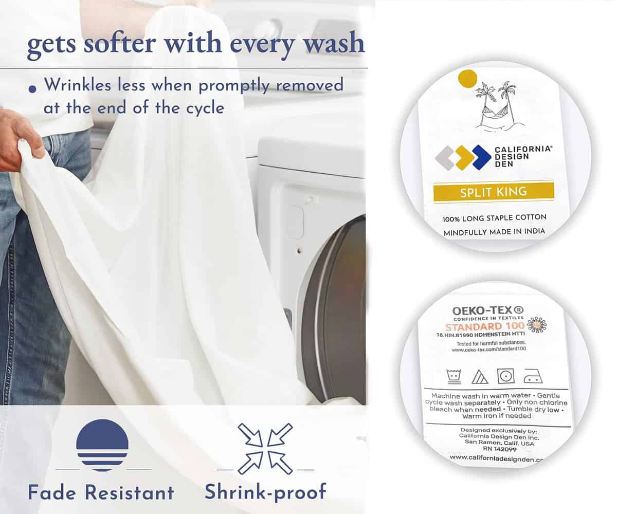 Juegos de Sábanas California Design Den -Amarillo Sol - Imagen 8