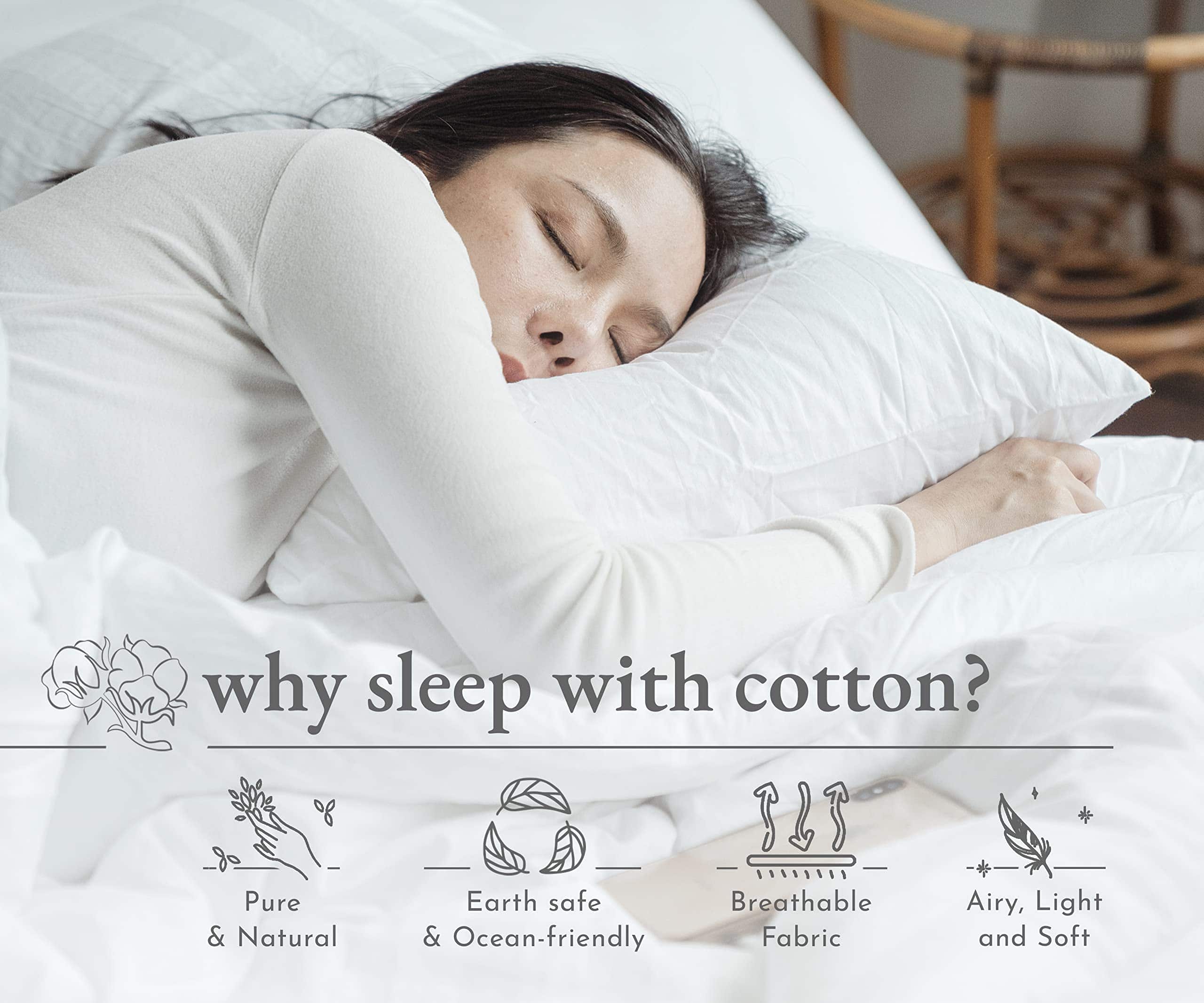 Sábana Plana 100% Algodón Puro - 600 Hilos, -Dorado - Imagen 7