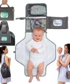 Cambiador Portátil - Cambiador de Bebé con Colchoneta