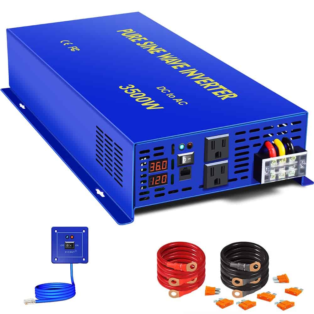 Inversor de Corriente XYZ INVT 36 Voltios 3500W Onda