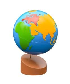 Globo Montessori - Partes del Mundo Ciencia y Materiales de