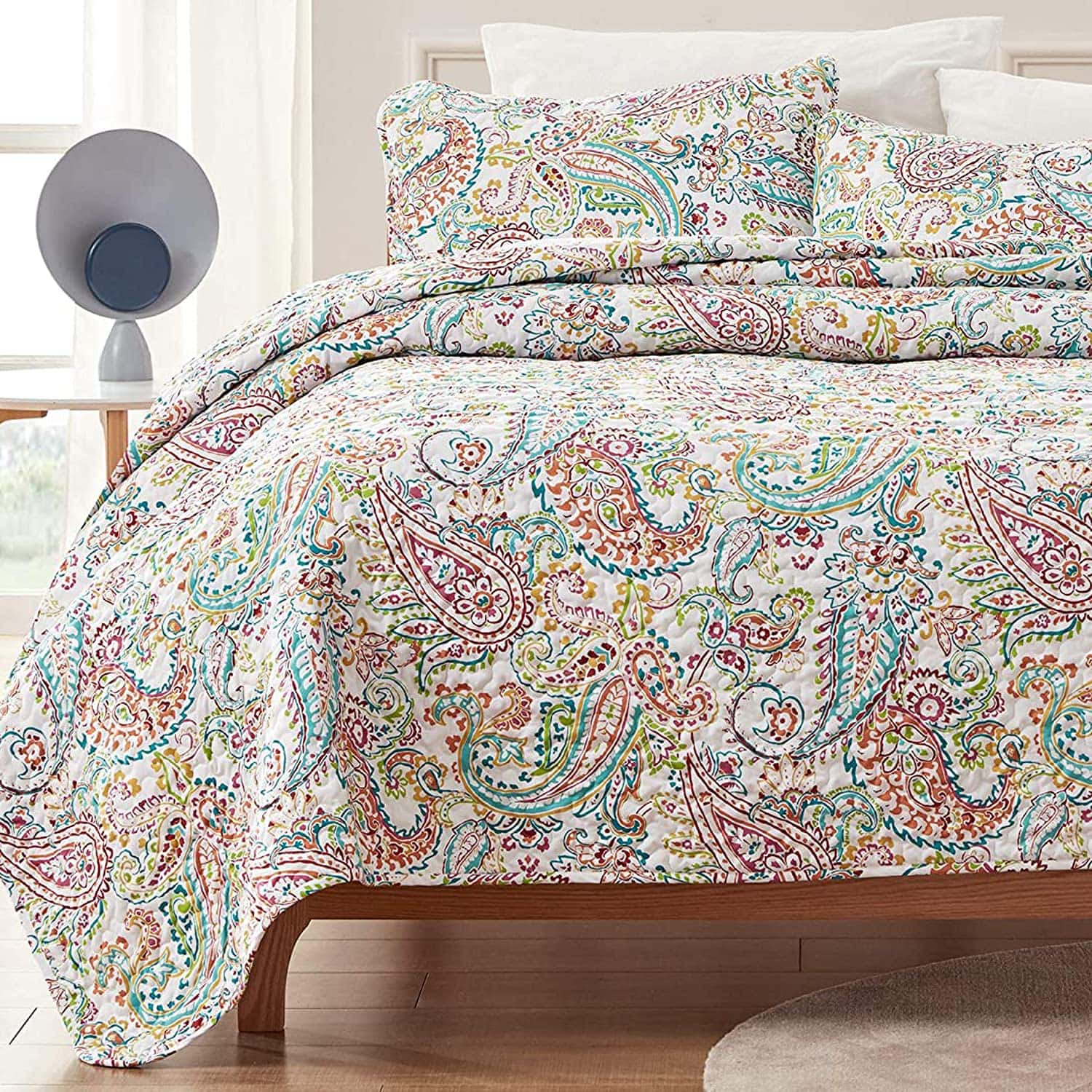 Set de Colcha Estampada de 3 Piezas SLEEP ZONE - Tamaño