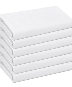 Juego de sábanas blancas ZOYER para cama individual - 6