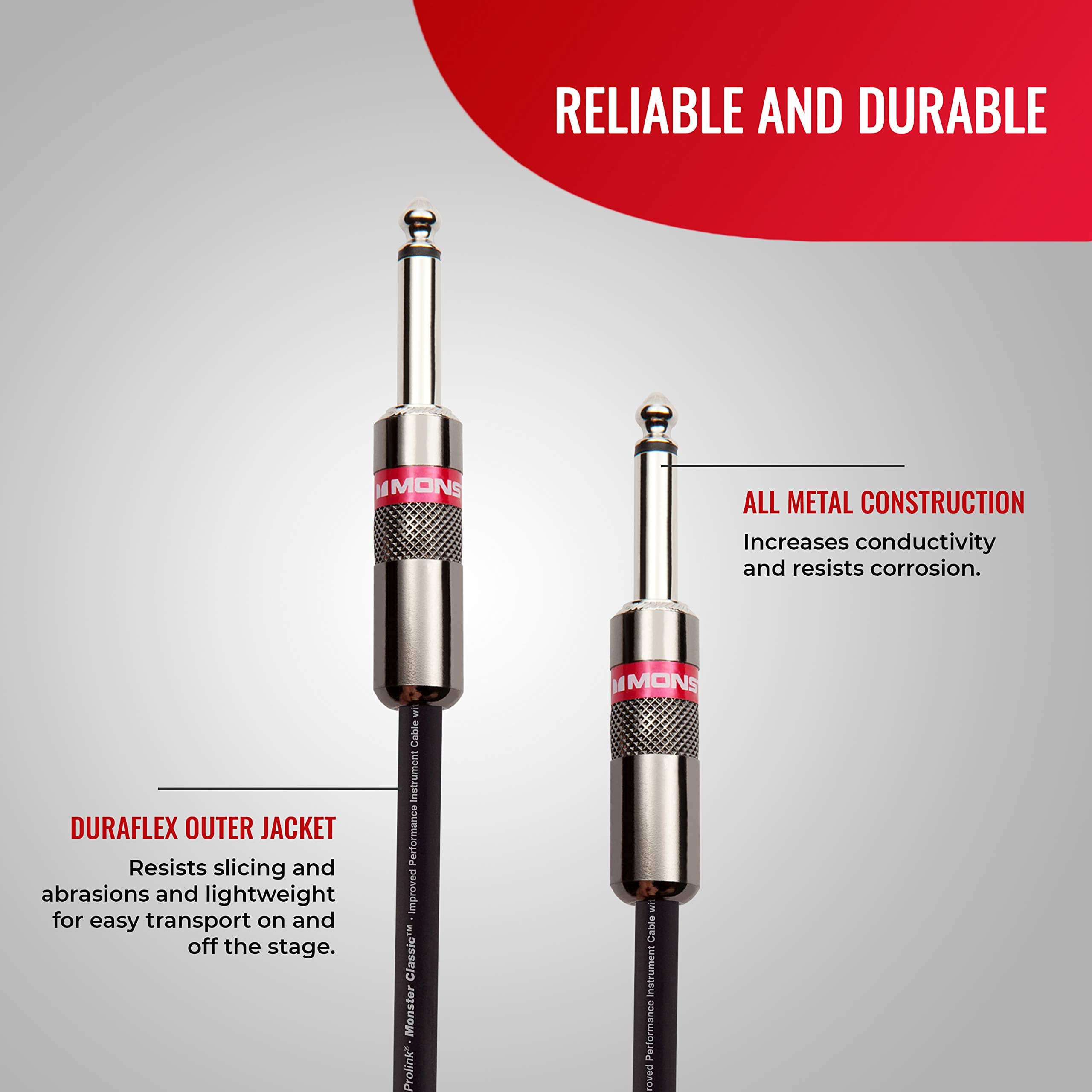 Cable de Instrumento Monster Prolink Monster Classic - 12 - Imagen 3
