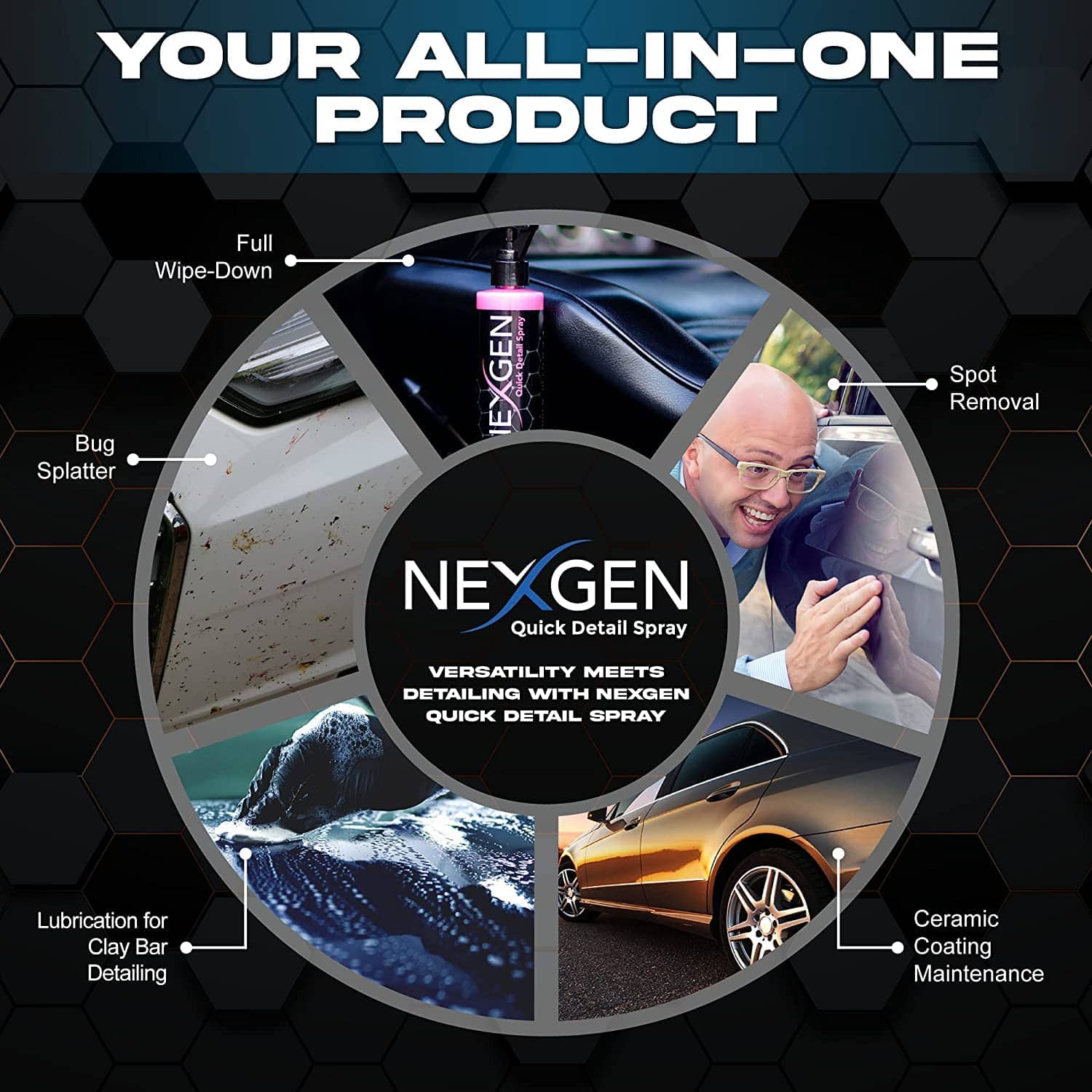 Nexgen Quick Detail Spray – Removedor de Manchas Todo en - Imagen 5