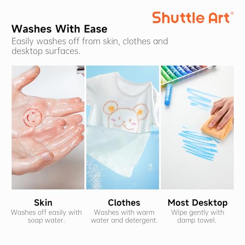 Pinturas de Tempera en Barra Shuttle Art, Paquete de 60, 2 - Imagen 7