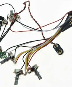 Circuito previo de preamplificador de bajo eléctrico de