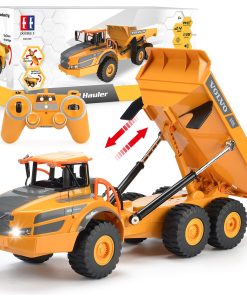 Camión de volteo RC Volvo DOUBLE E para niños, Articulated