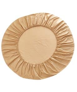 Sabana Ajustable para Cama Redonda de Color Sólido para