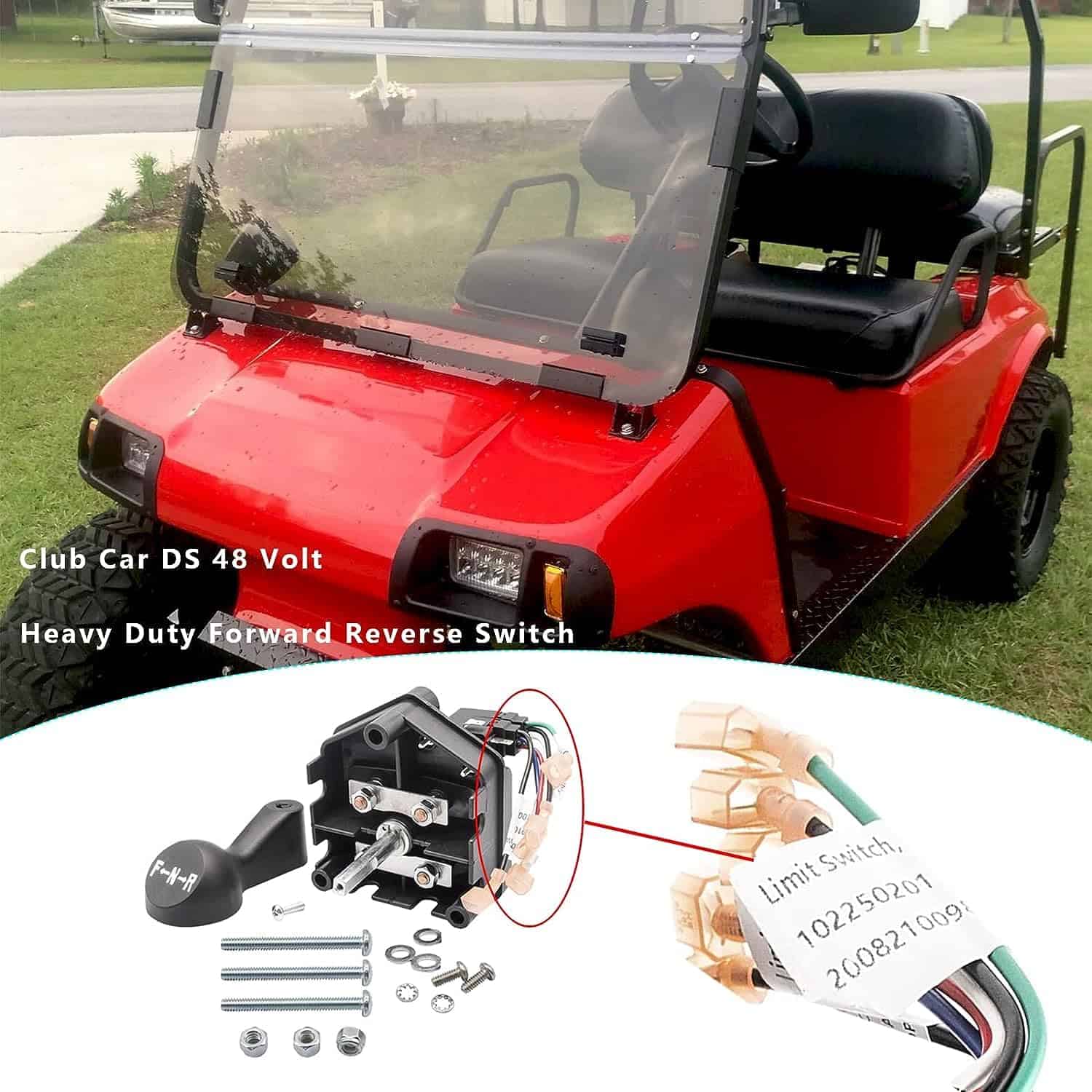 Conjunto de Interruptor de Avance y Retroceso de 48 Voltios - Imagen 8