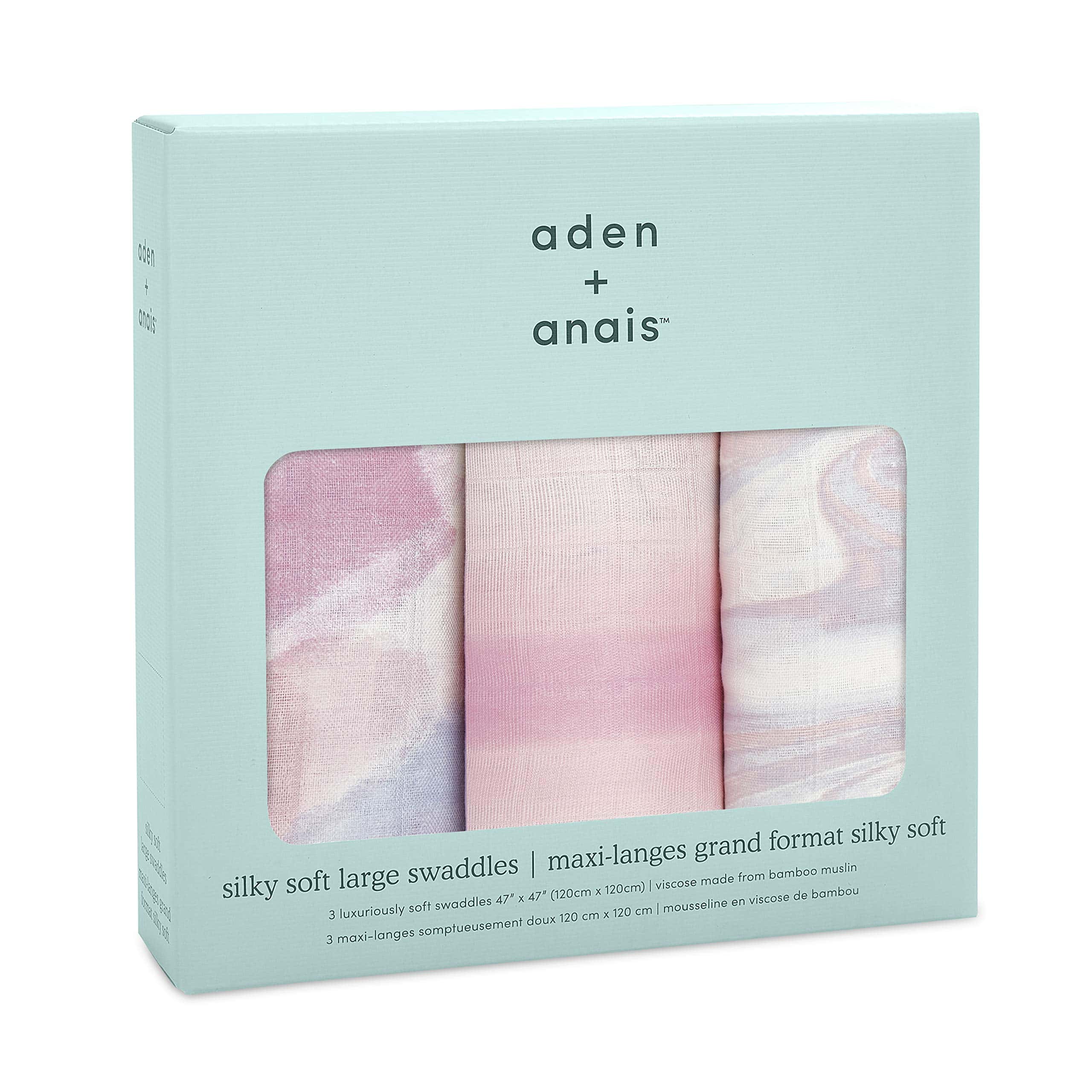 Manta de envoltura aden + anais Silky Soft, mantas de - Imagen 4