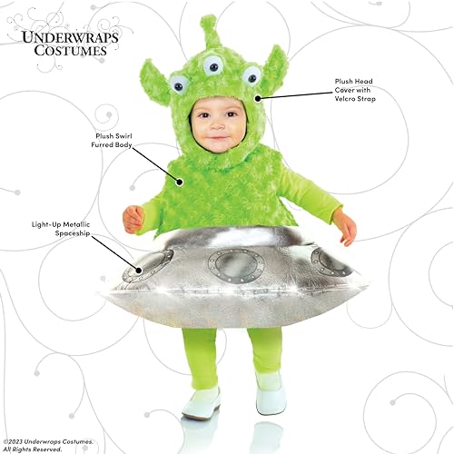 Disfraz de Alien UFO Lindo con Luces para Niños Pequeños - - Imagen 4