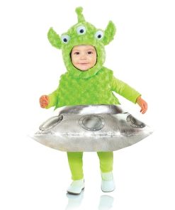 Disfraz de Alien UFO Lindo con Luces para Niños Pequeños -