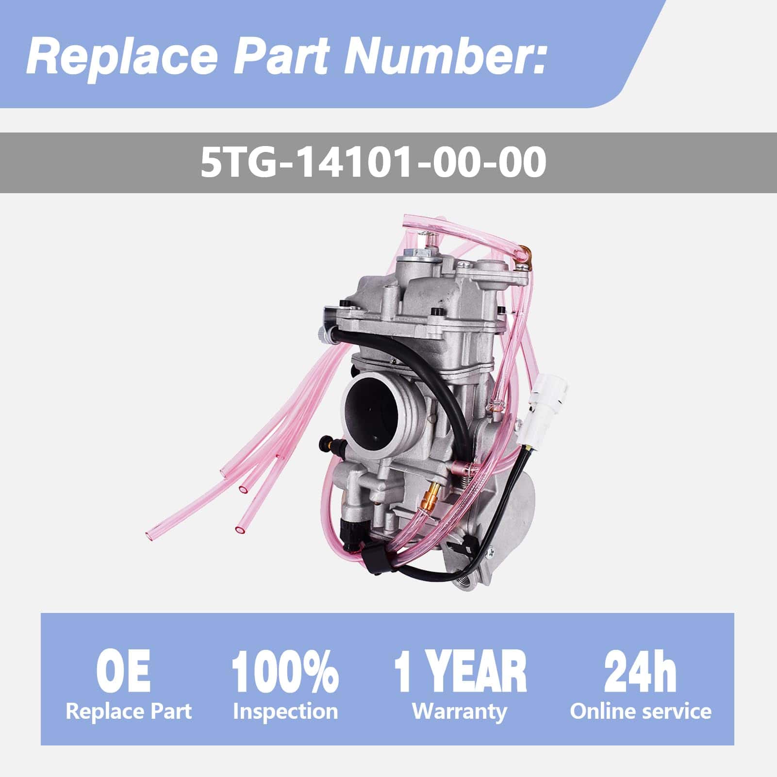 Kit de carburador para reemplazar el carburador para Yamaha - Imagen 4