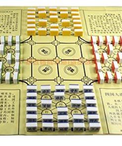 Ajedrez de Ejército Chino para 4 Jugadores, Piezas Grandes,