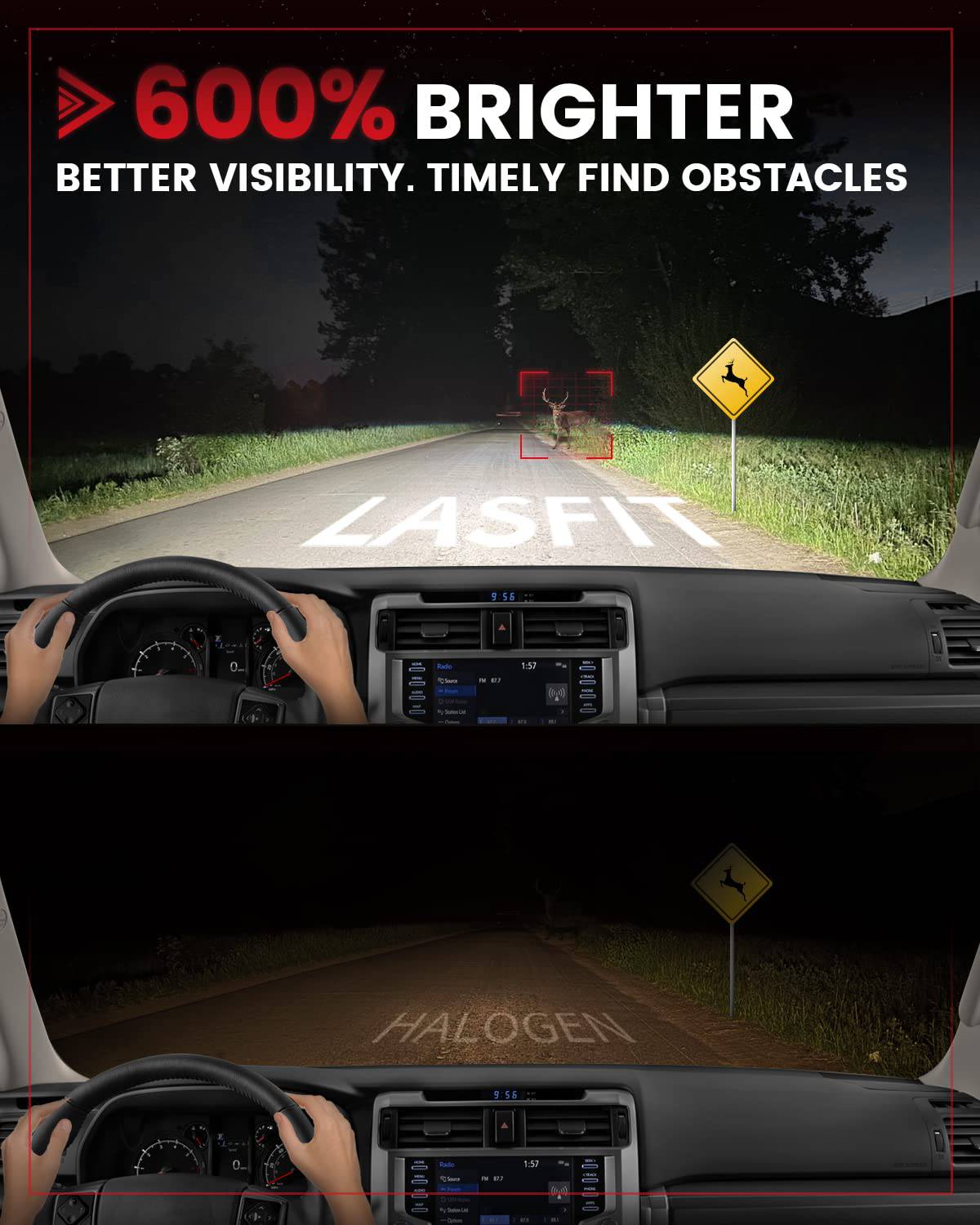 Bombillas LED H11 personalizadas LASFIT 2024 actualizadas - Imagen 4