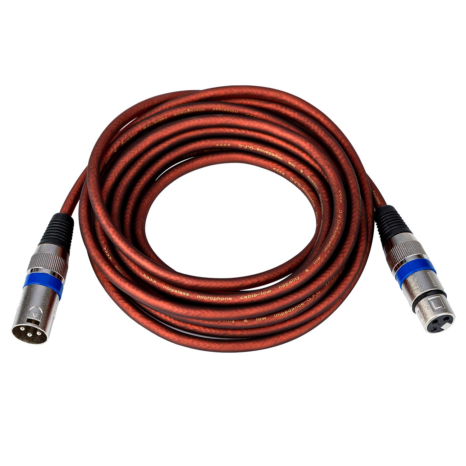 Yuyaokk 2Pcs 50 Feet Microphone Cable, Par de Cables de - Imagen 9